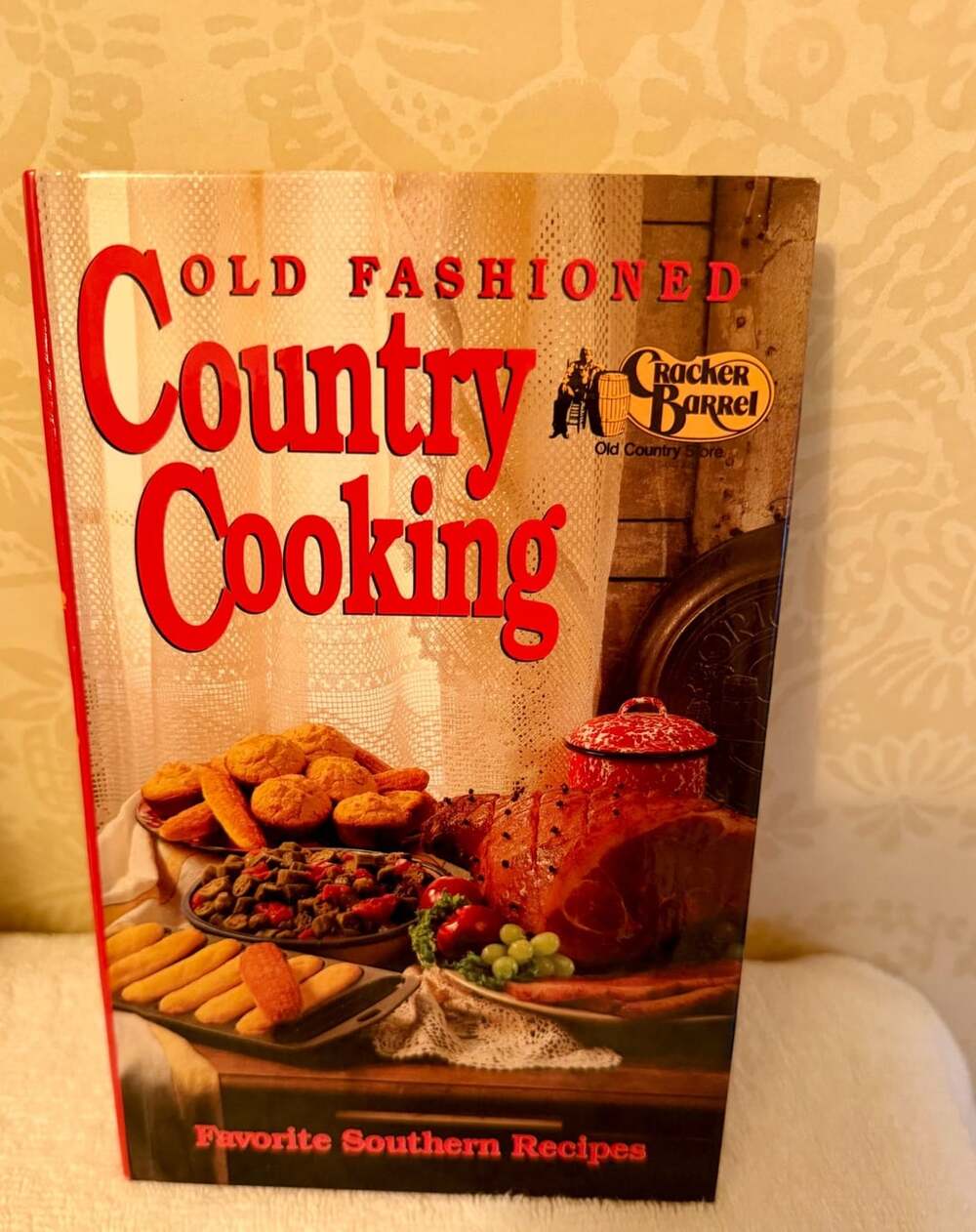 Vintage Cracker Barrel Old Fashioned Country Cooking Hardcover Cookbook